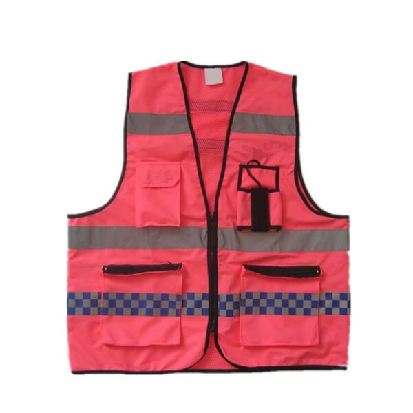 Pink Safetymaster brand safety vests for woman